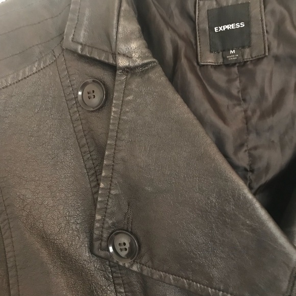 ✨Express Faux Leather Jacket - Picture 4 of 7